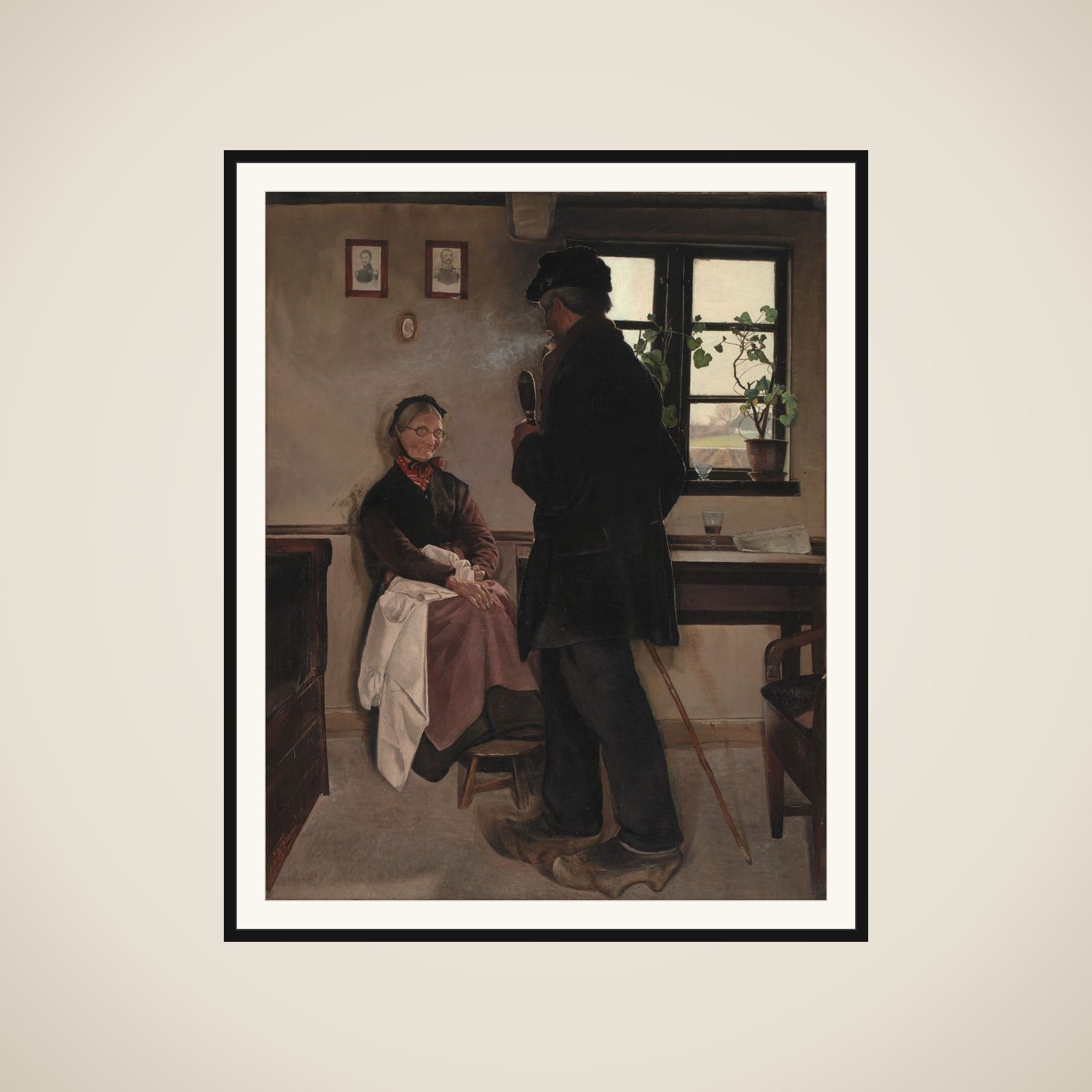 Husmandsfolk. Enø framed