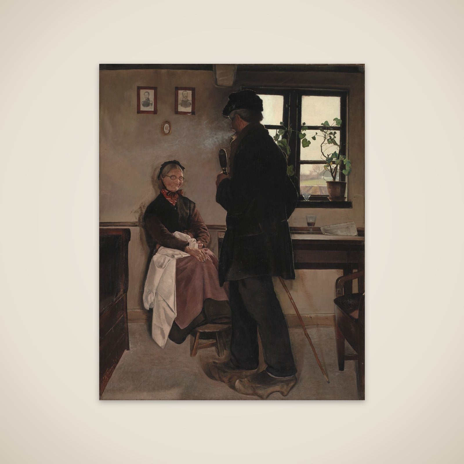 Husmandsfolk. Enø unframed print