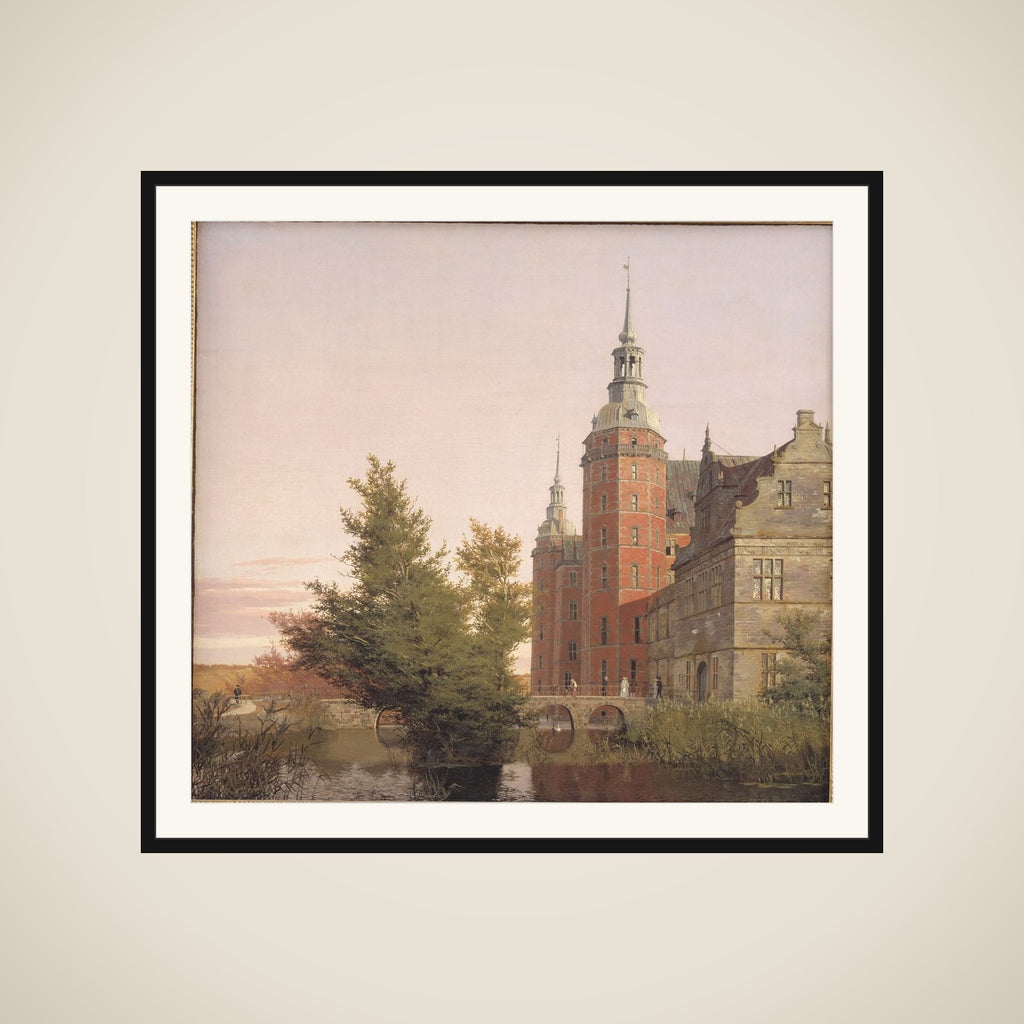 Frederiksborg Slot. Parti ved Møntbroen framed