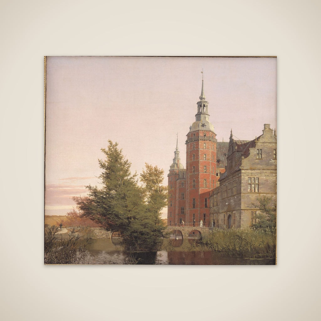 Frederiksborg Slot. Parti ved Møntbroen unframed print