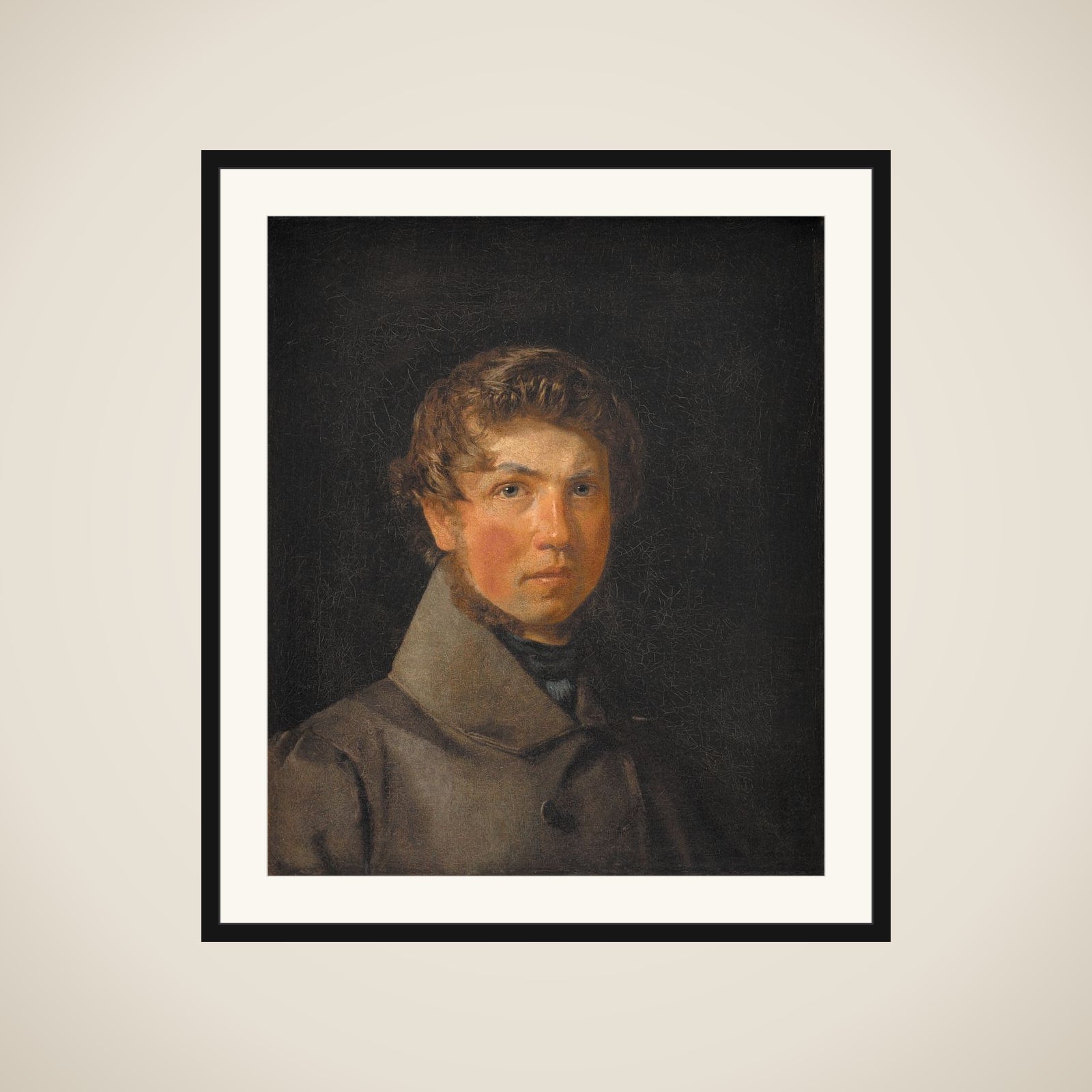 Selvportræt framed