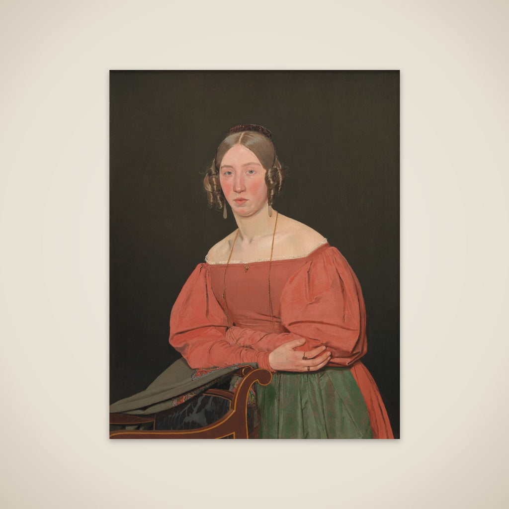 Cecilie Margrethe Petersen, født Købke, kunstnerens søster unframed print