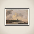 Prospekt af byen Arnhem framed