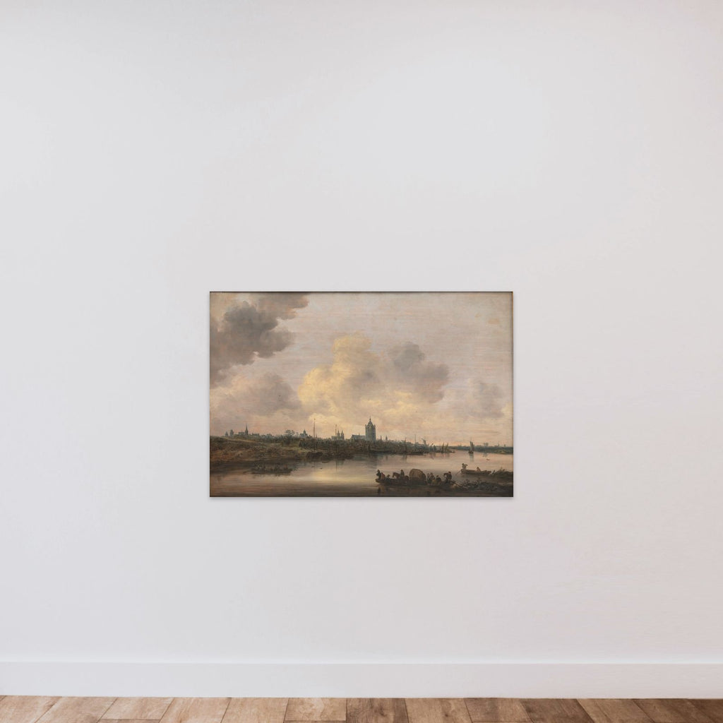 Prospekt af byen Arnhem unframed — shown to scale