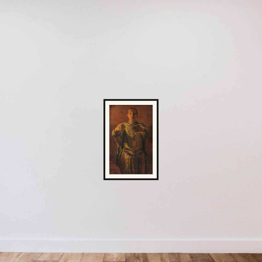 Lysstudie til Lady Macbeth framed — shown to scale