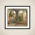 Klostergården i S. Lorenzo fuori le mura framed