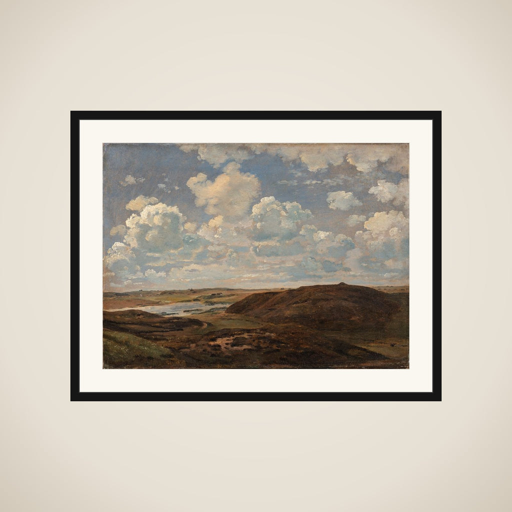 Landskab ved Tørring framed