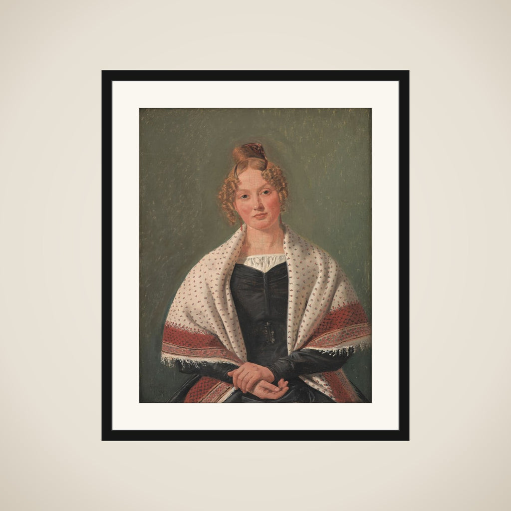 Hanne Wanscher, f. Wegener framed