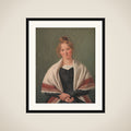 Hanne Wanscher, f. Wegener framed