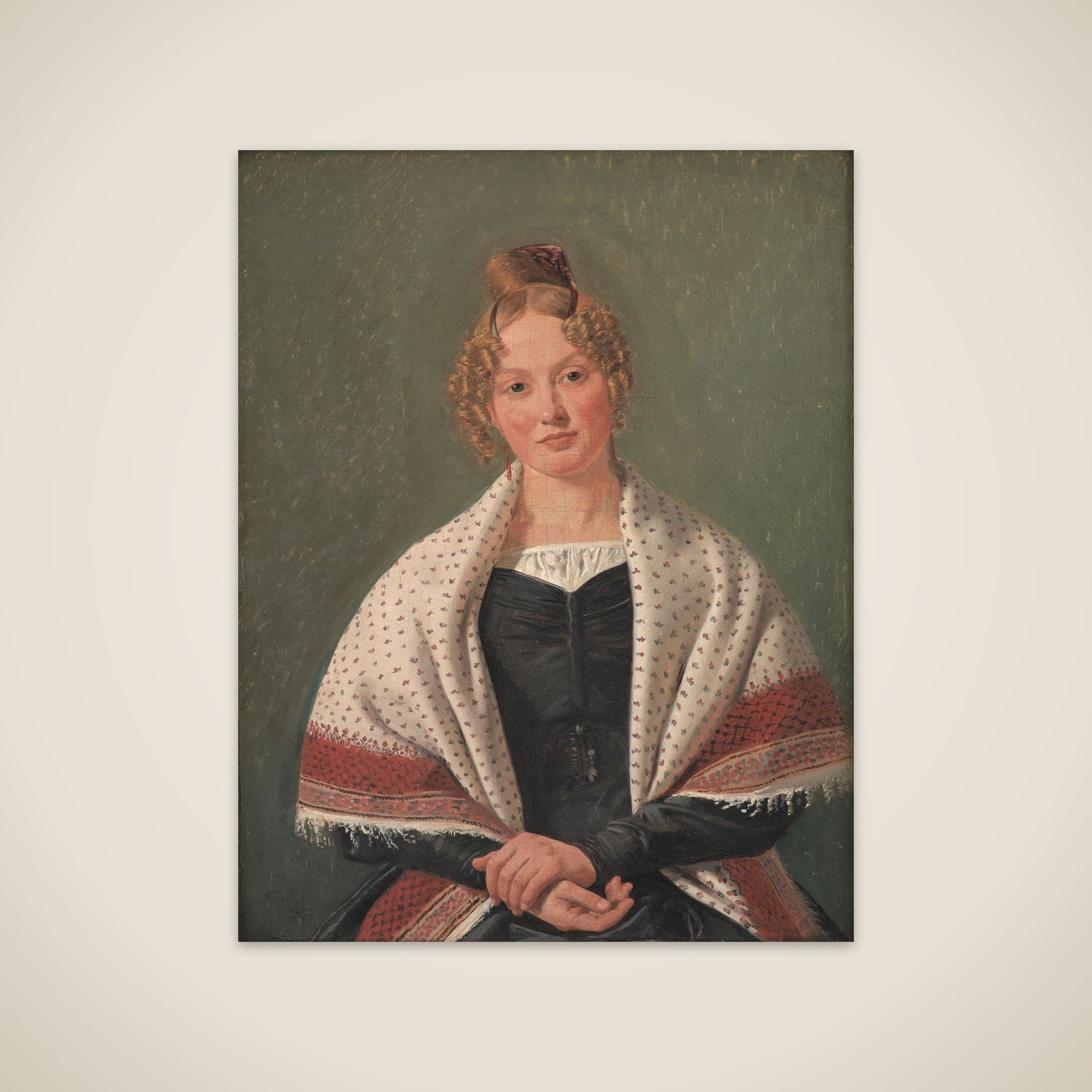 Hanne Wanscher, f. Wegener unframed print