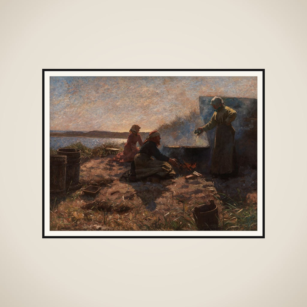 Trankogning ved Nymindegab framed