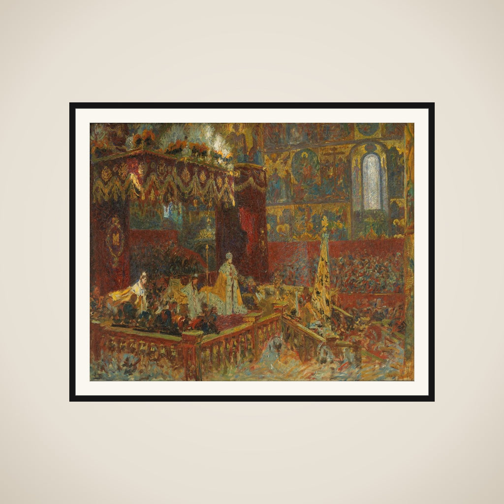 Zar Nikolaj II's kroning i Moskva framed