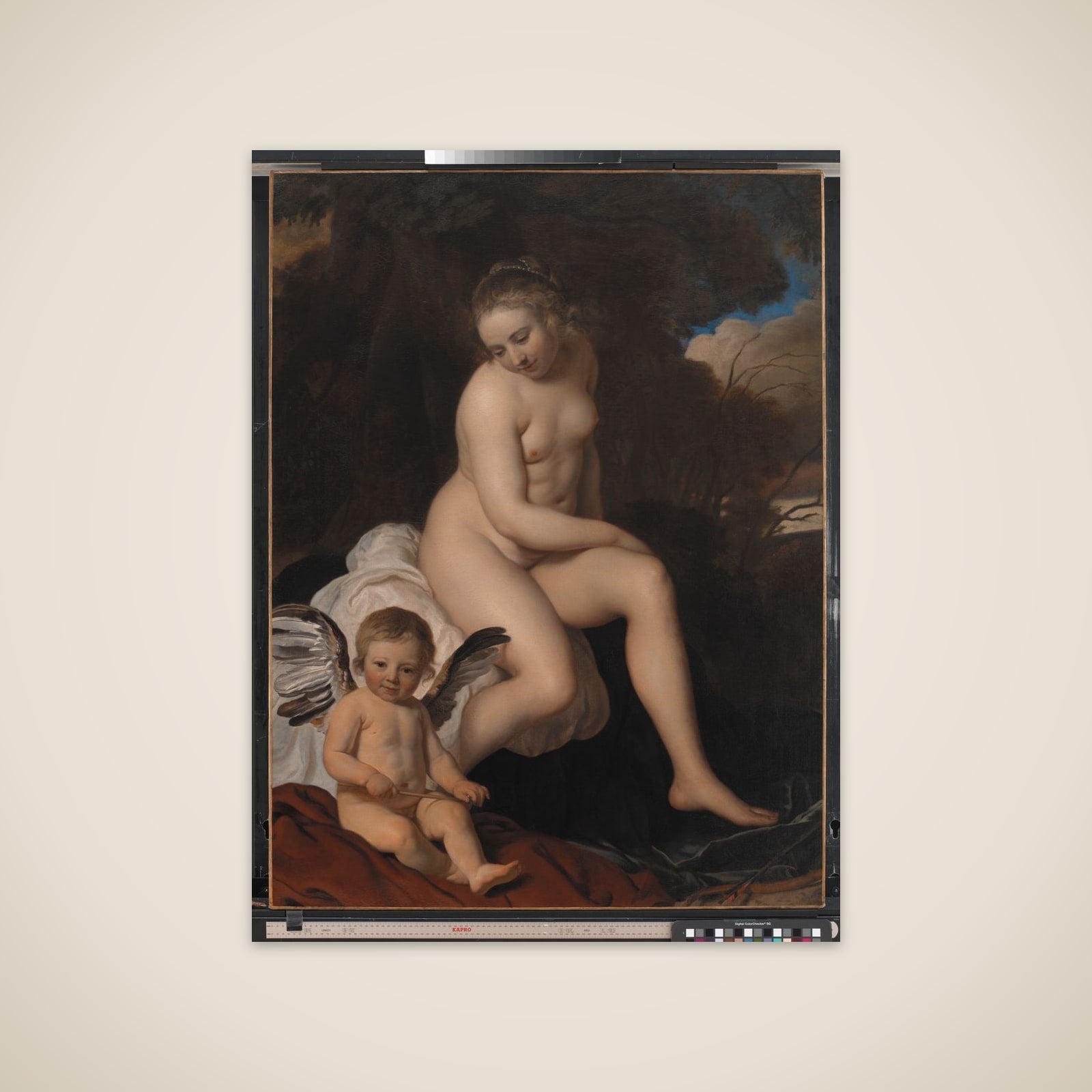 Venus og Amor unframed print