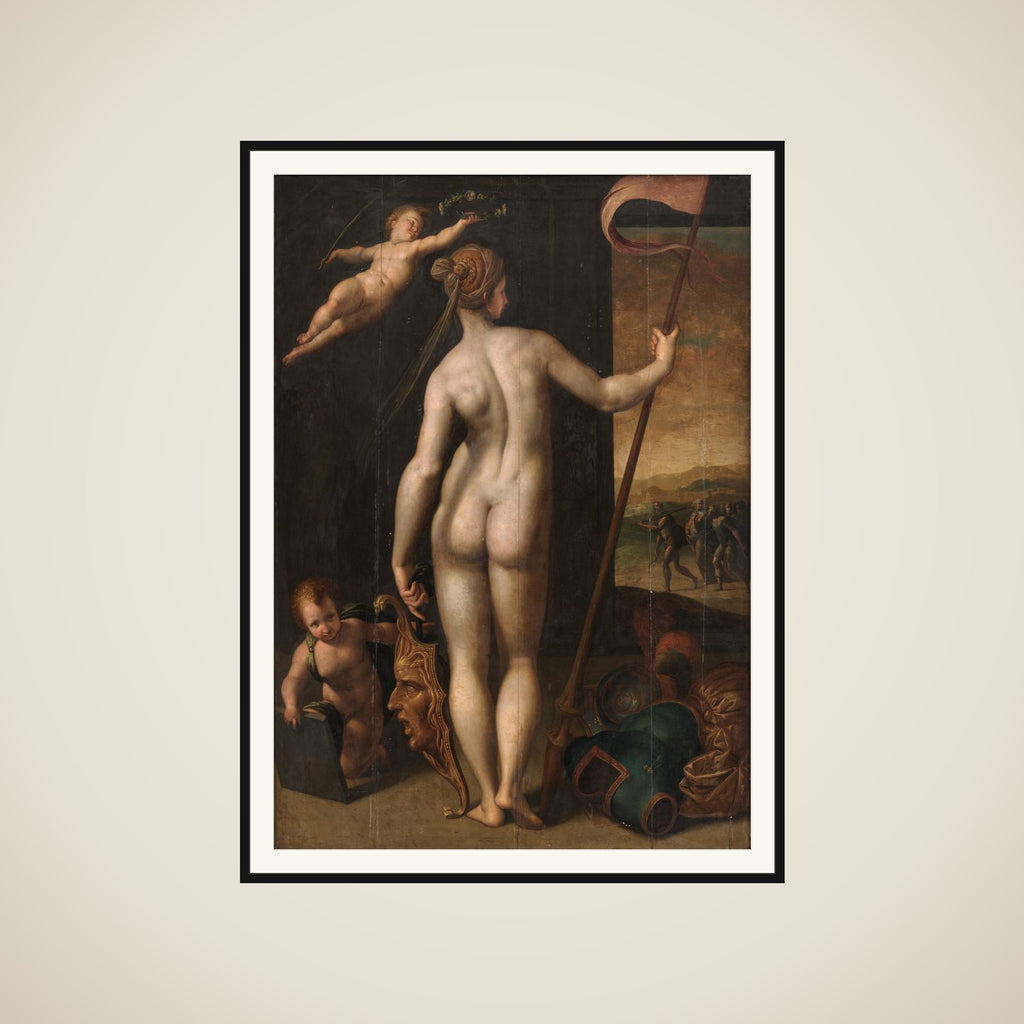 Minerva som Bellone framed