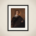 Portræt af maleren Cornelis van Poelenburgh framed