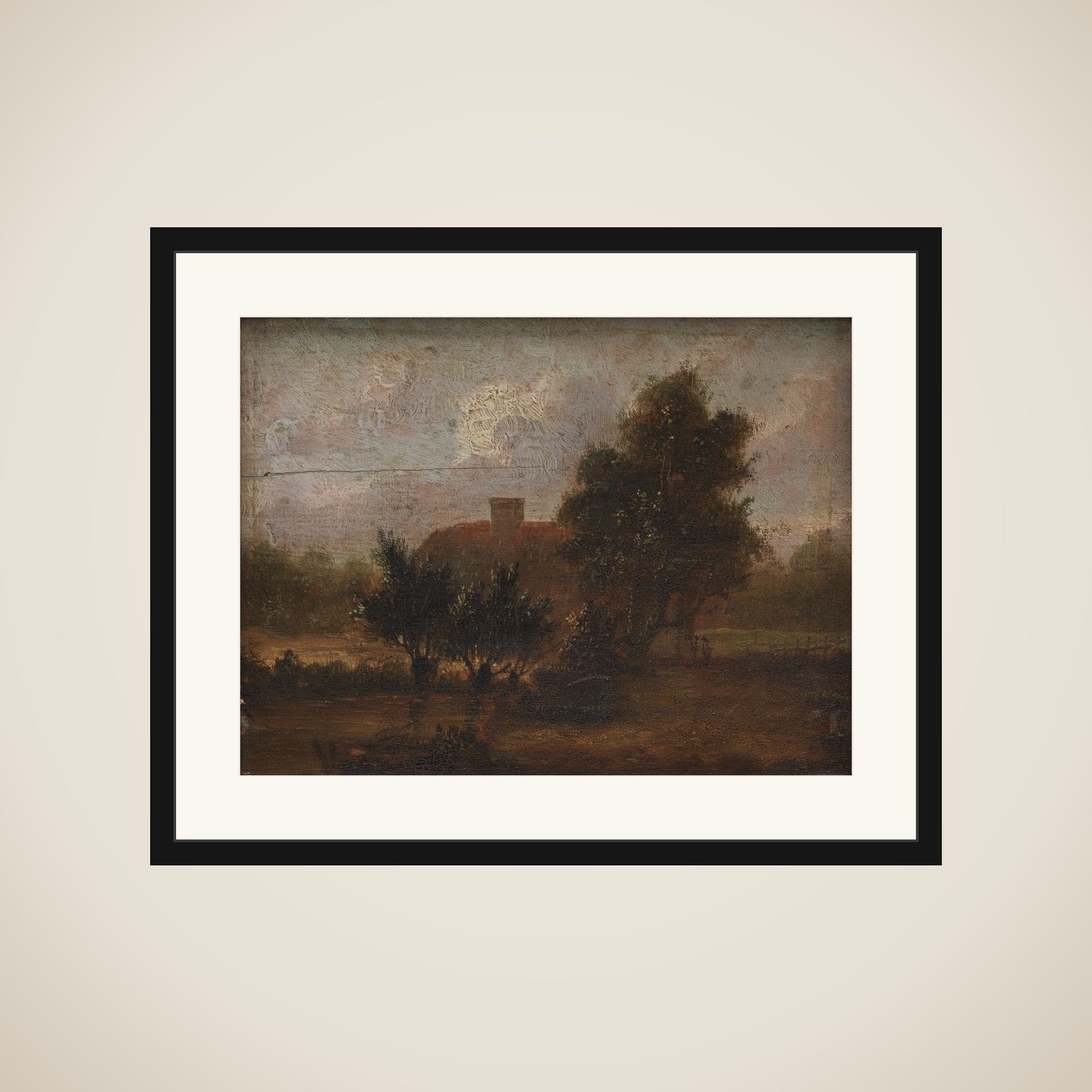 Landskab framed