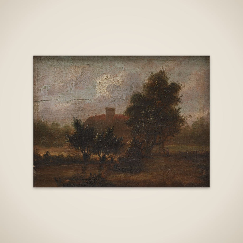 Landskab unframed print