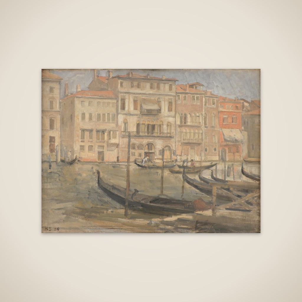 Ved Canal Grande i Venedig unframed print