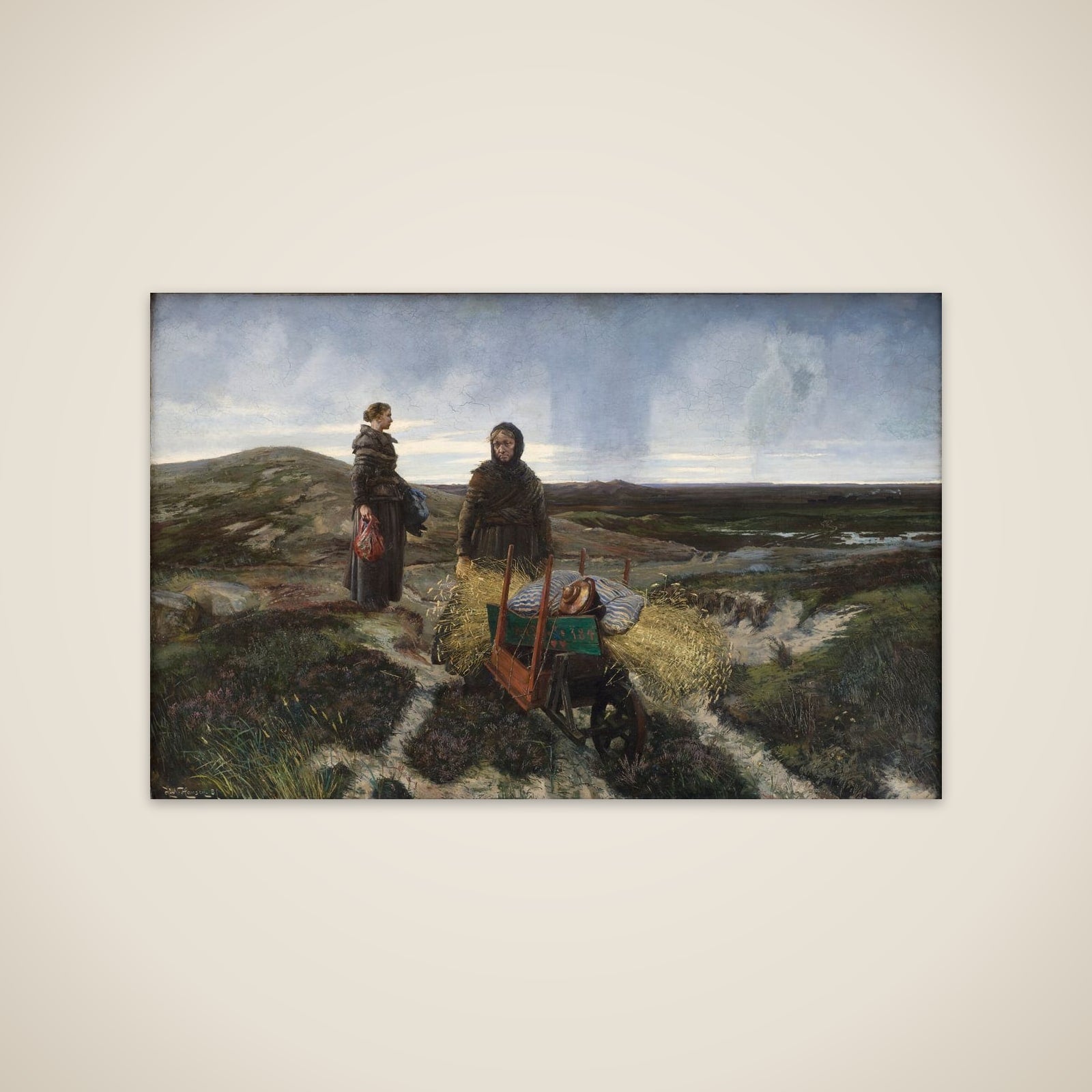 Kvinder på heden unframed print