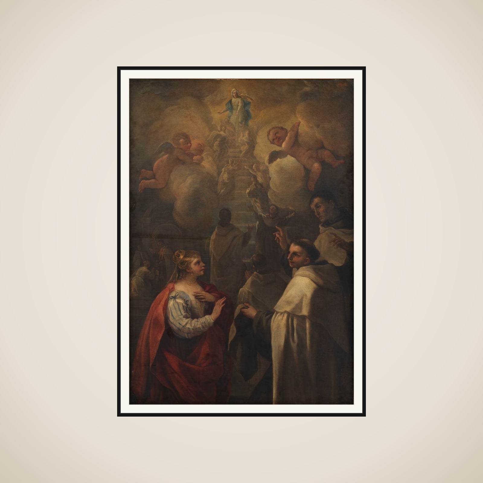 En trappe til himlen framed