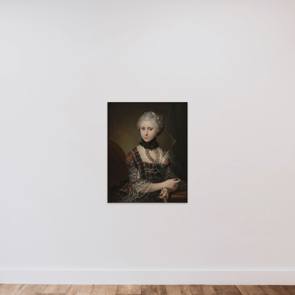Cathrine Sophie Kirchhoff, f. Christensen unframed — shown to scale