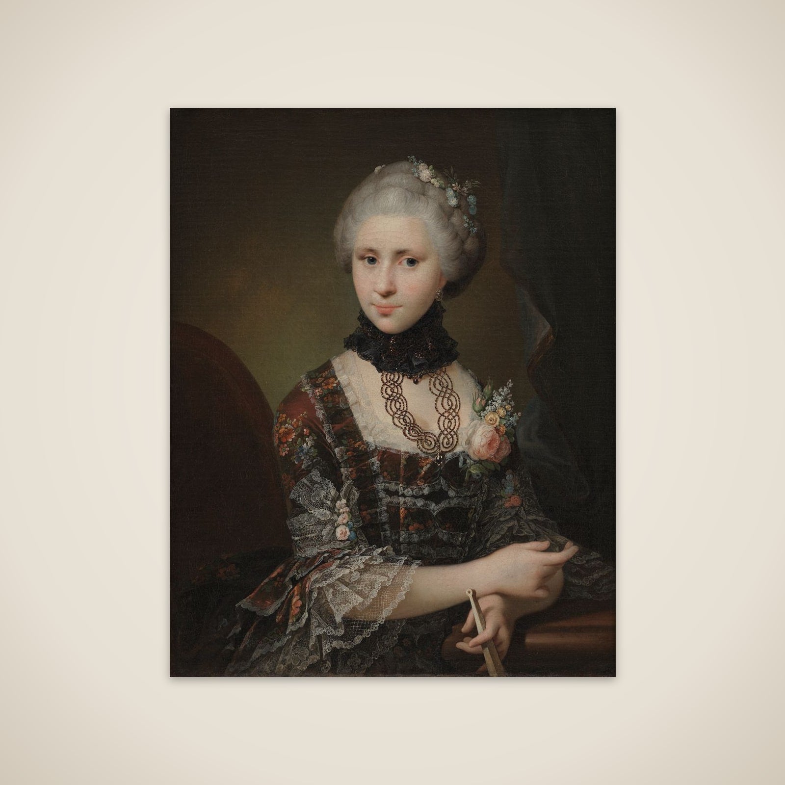 Cathrine Sophie Kirchhoff, f. Christensen unframed print