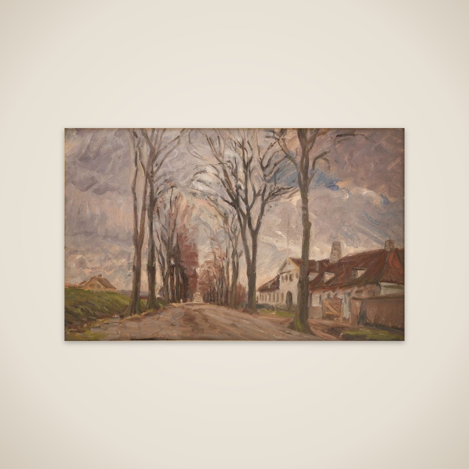 Lyngbyvejen ved Vintappergården unframed print