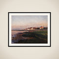 Kastrup Værk. Aftensol framed