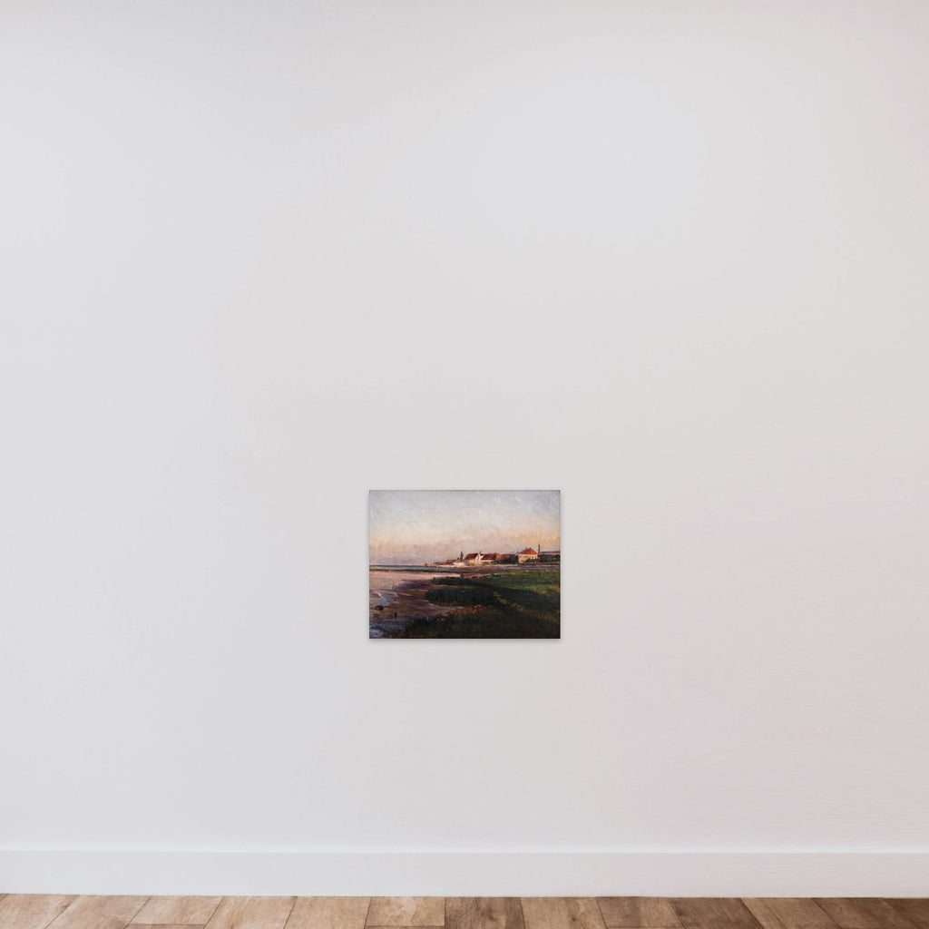 Kastrup Værk. Aftensol unframed — shown to scale
