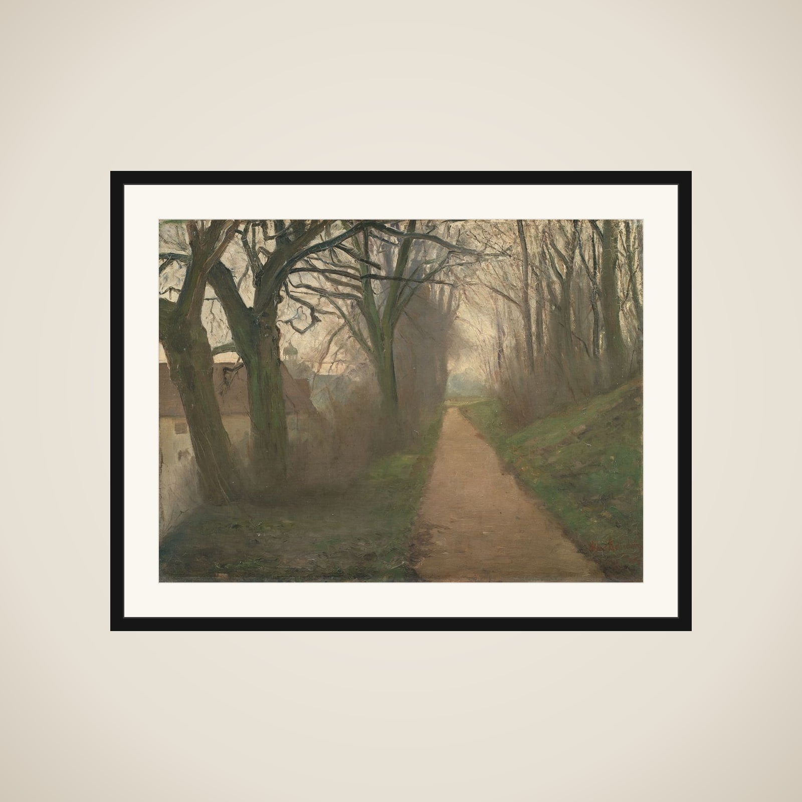 Fra Kastellet i december framed
