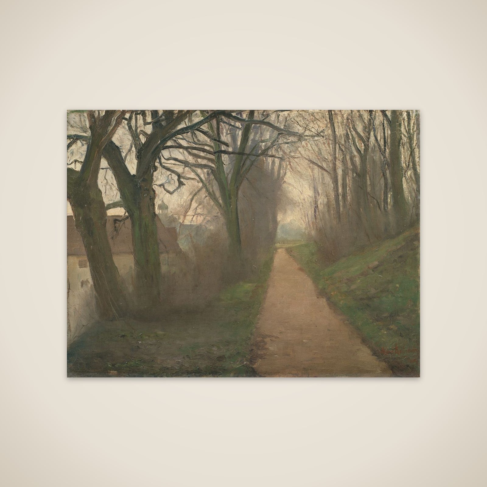 Fra Kastellet i december unframed print