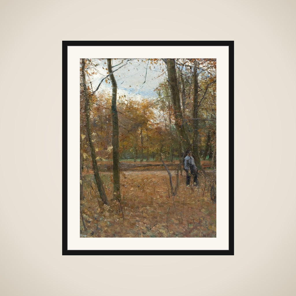 Efterår i Søndermarken framed