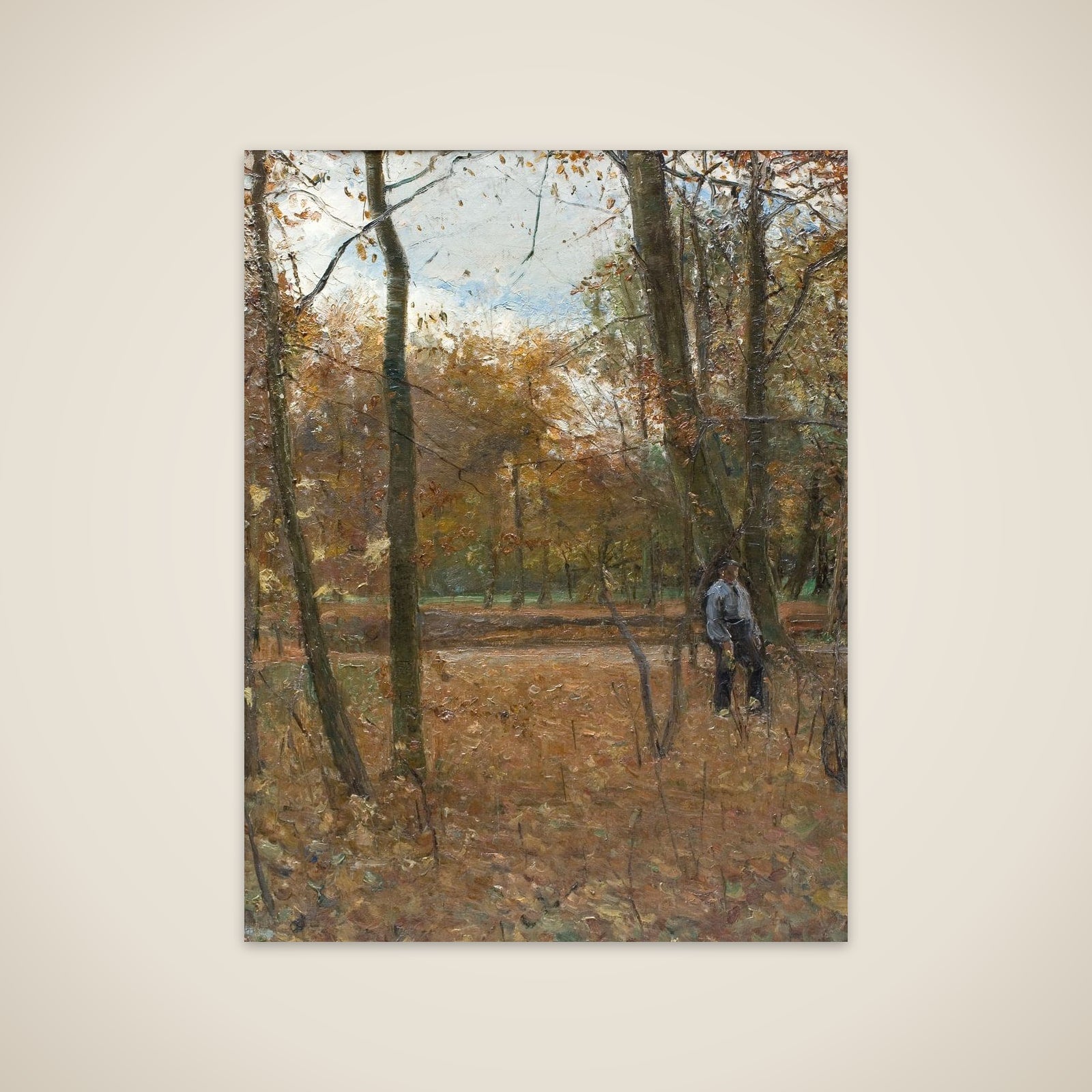 Efterår i Søndermarken unframed print