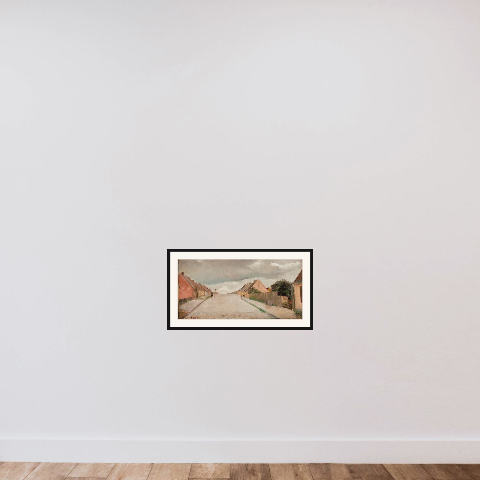 Bakkegade i Hillerød framed — shown to scale