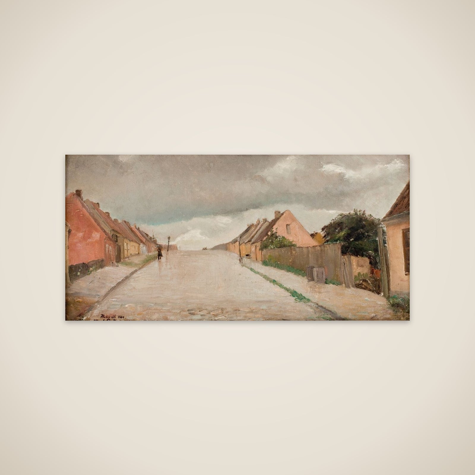 Bakkegade i Hillerød unframed print