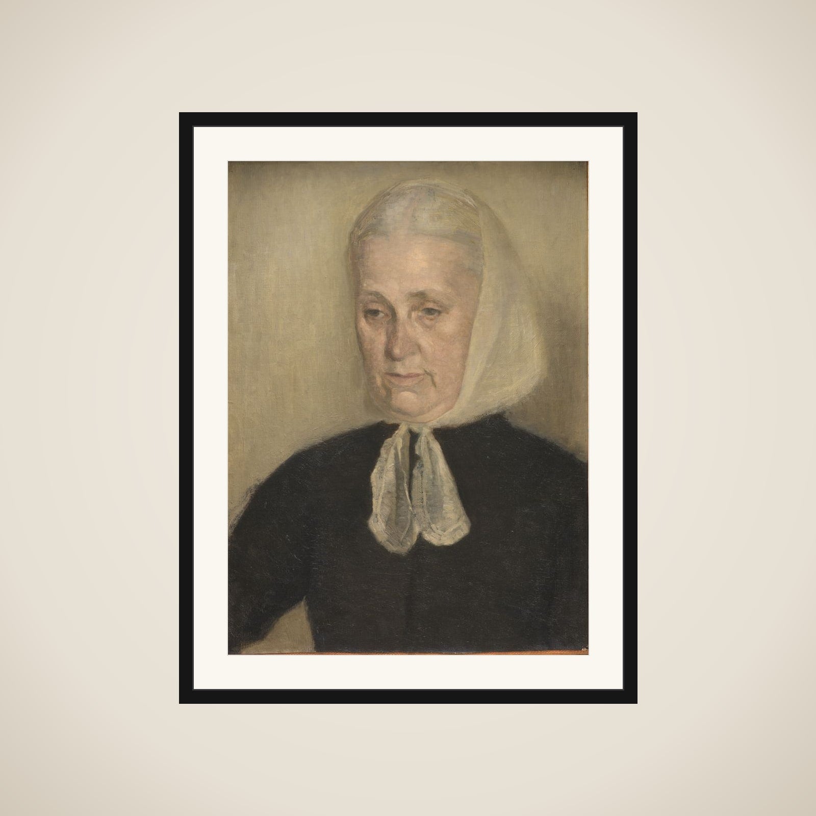 Frederikke Amalie Hammershøi, f. Rentzmann, kunstnerens moder framed