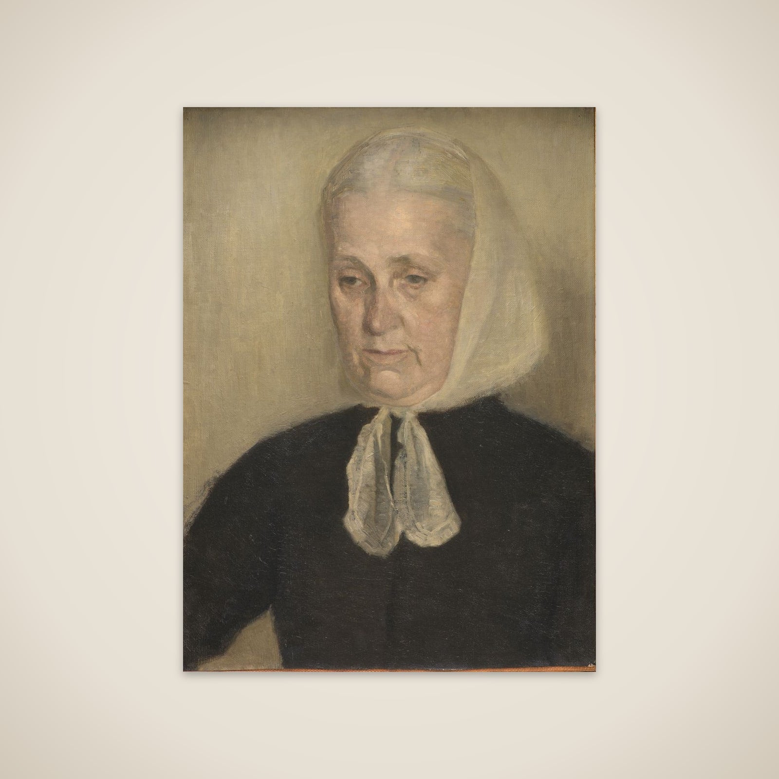 Frederikke Amalie Hammershøi, f. Rentzmann, kunstnerens moder unframed print
