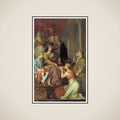 Christian I ophøjer Holsten til hertugdømme i 1474. Allegori. Maleri udført til Christiansborg Slot framed
