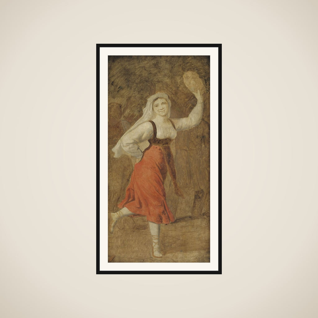 En dansende italienerinde framed