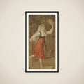 En dansende italienerinde framed