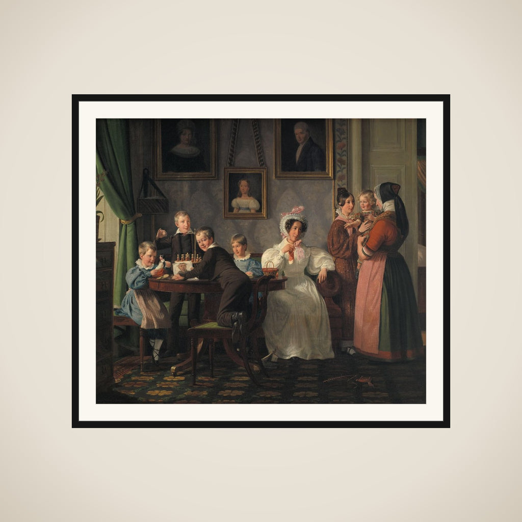 Familien Waagepetersen framed