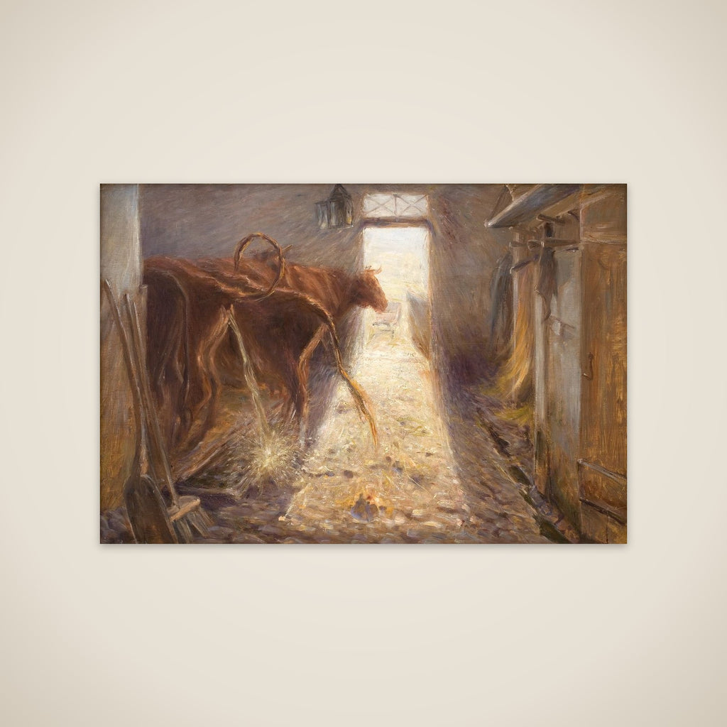 En kostald. Saltholm unframed print