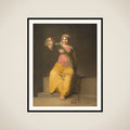 Teologien. Allegorisk figur framed