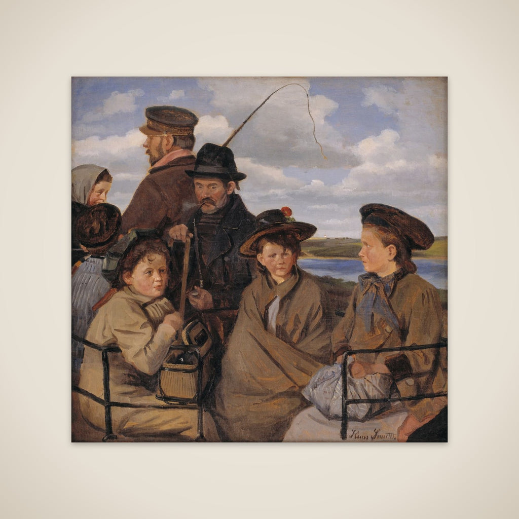 I dagvognen. Kunstnerens broderbørn unframed print