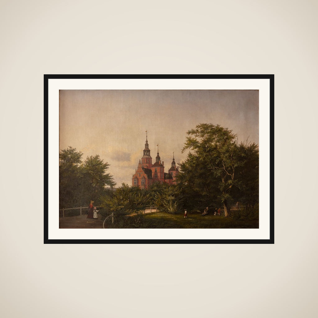 Rosenborg Slot set fra haven framed