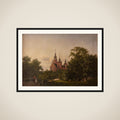 Rosenborg Slot set fra haven framed