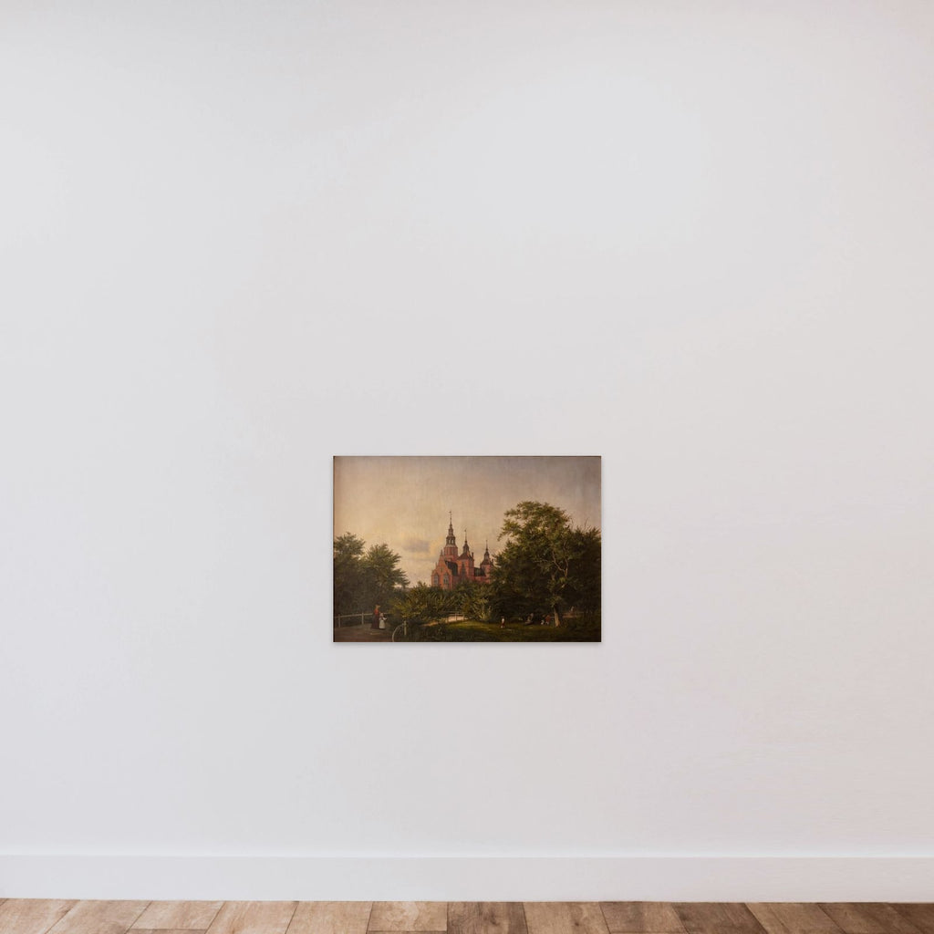 Rosenborg Slot set fra haven unframed — shown to scale