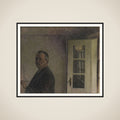 Selvportræt. Spurveskjul framed