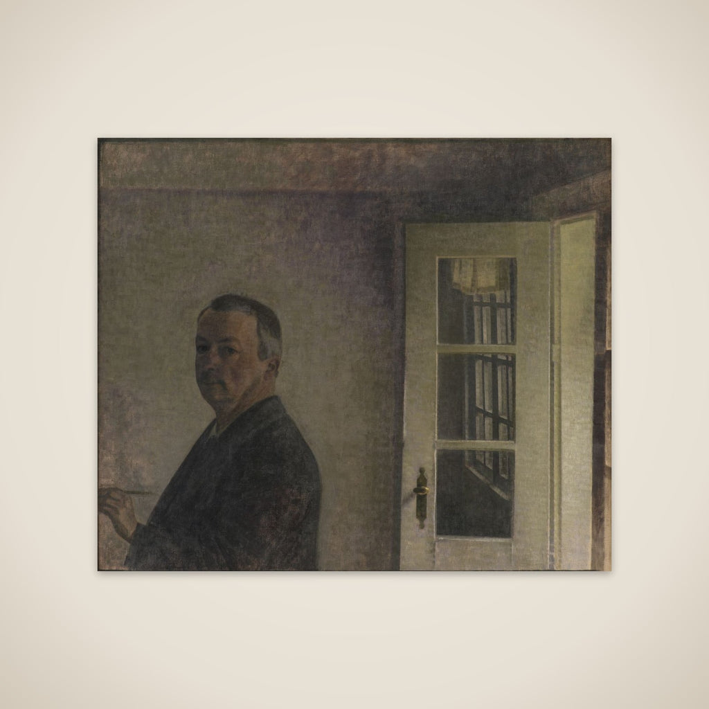 Selvportræt. Spurveskjul unframed print