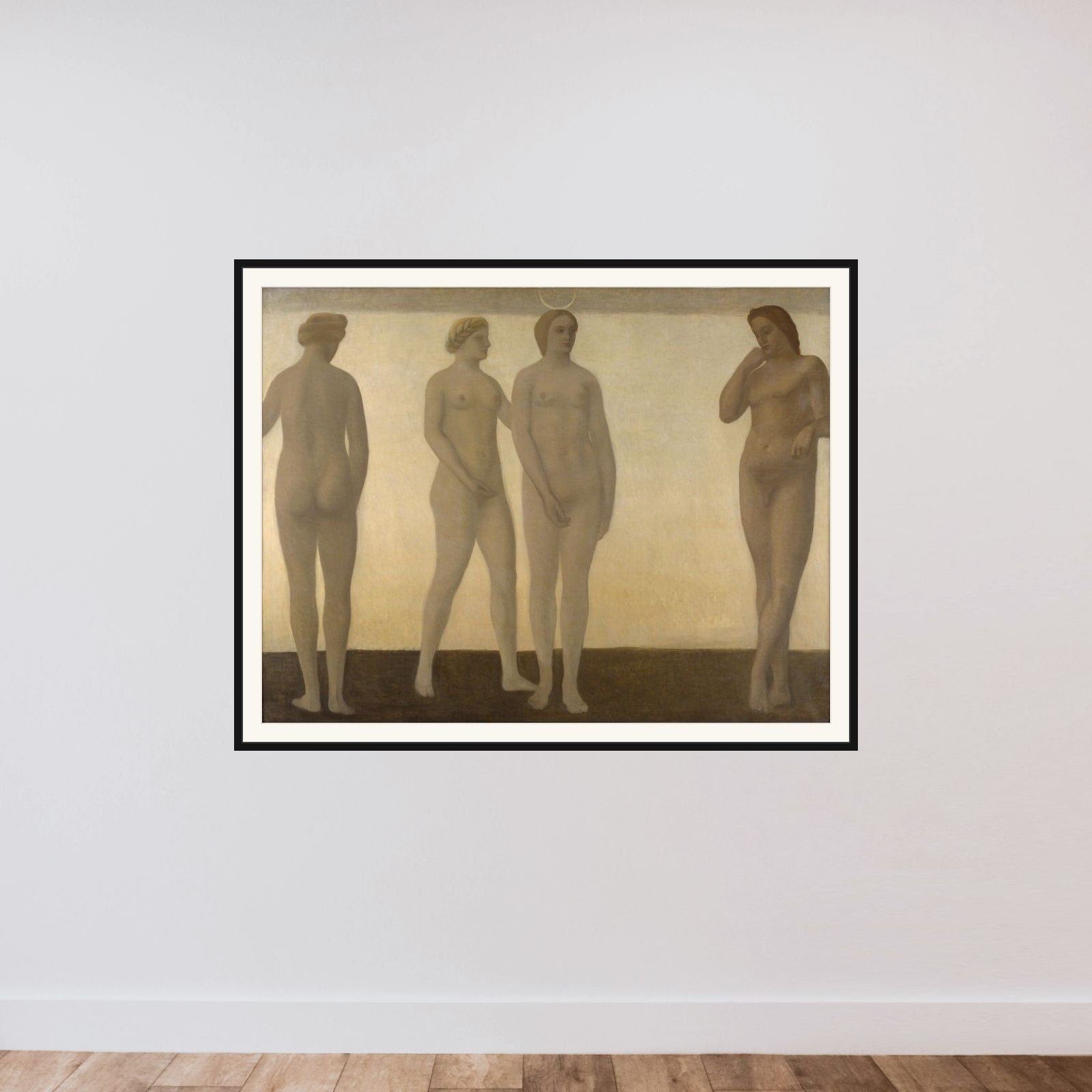 Artemis framed — shown to scale